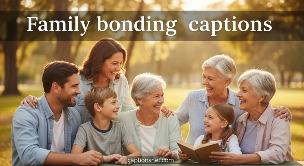 Family bonding captions
