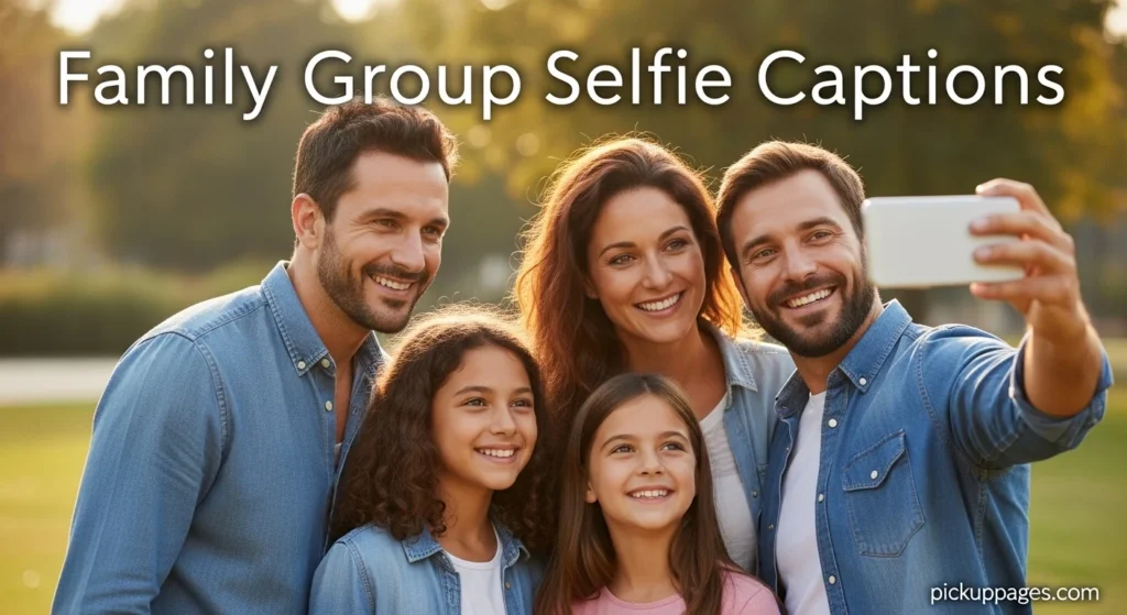 Family Group Selfie Captions