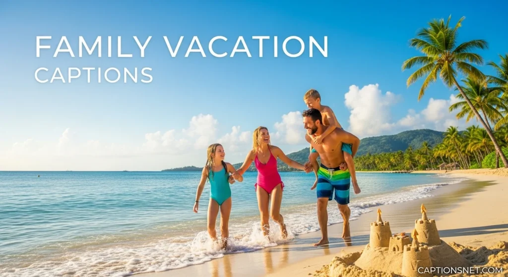 Family Vacation Captions