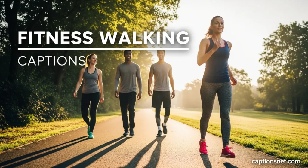 Fitness Walking Captions