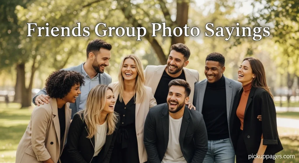 Friends Group Photo Sayings