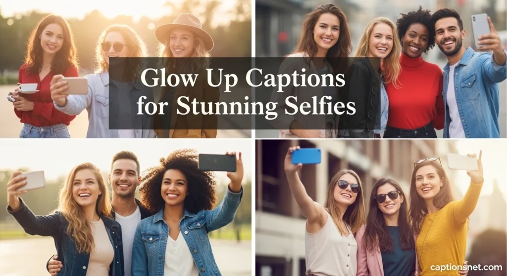Glow Up Captions for Stunning Selfies
