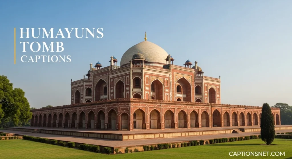 Humayuns Tomb Captions