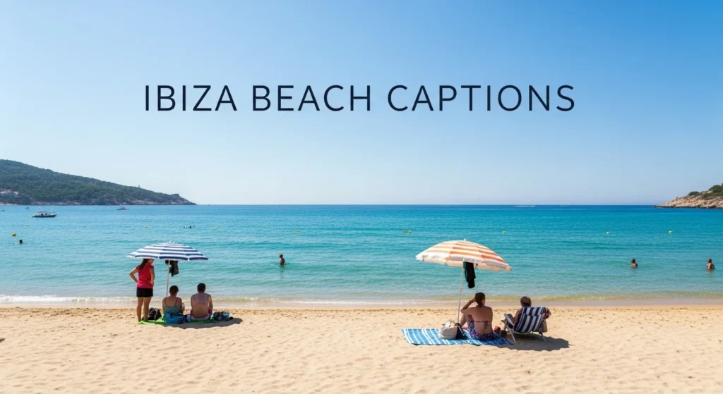 Ibiza Beach Captions