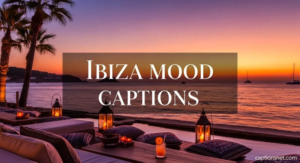 Ibiza Mood Captions