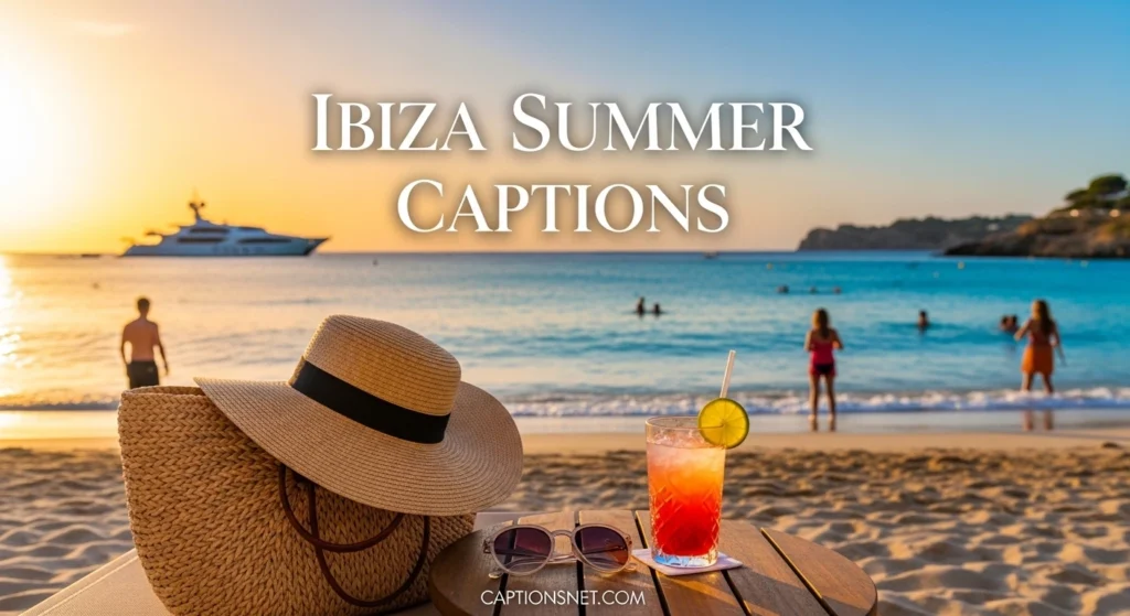 Ibiza Summer Captions
