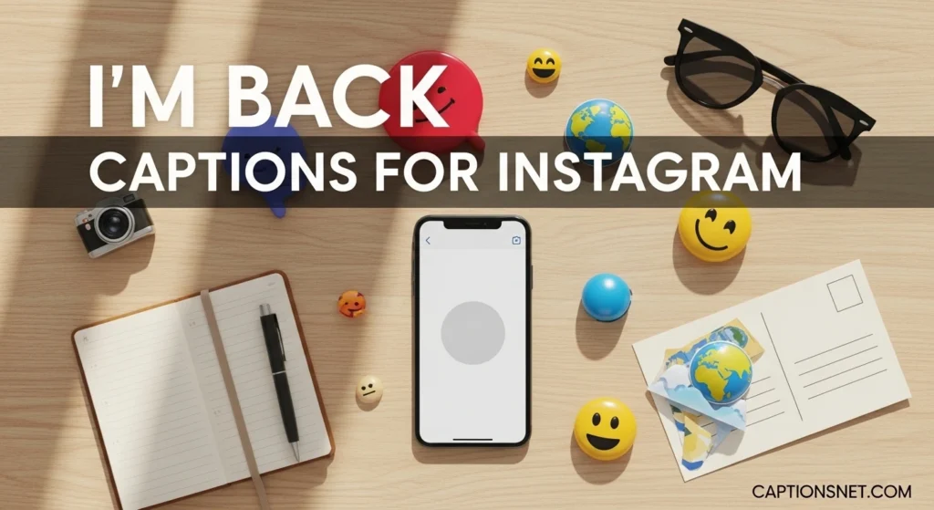 I’m Back Captions for Instagram