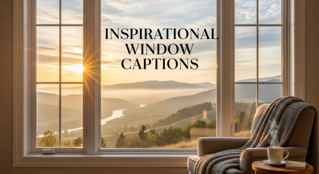 Inspirational Window Captions
