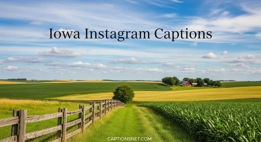Iowa Instagram Captions