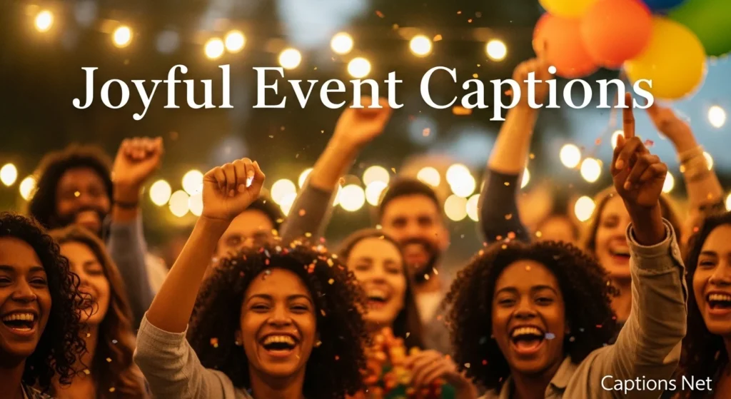 Joyful Event Captions