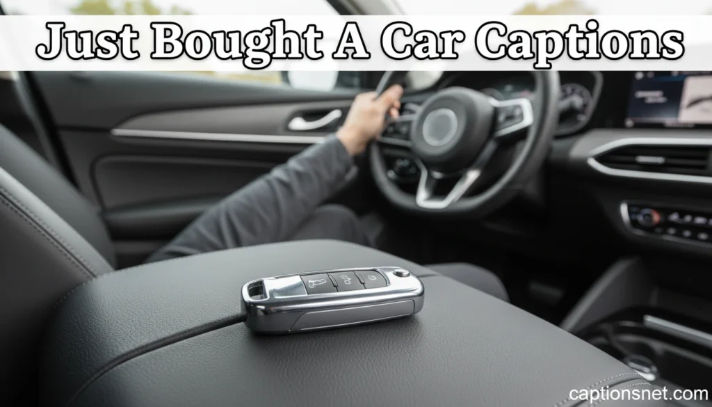 Just Bought A Car Captions