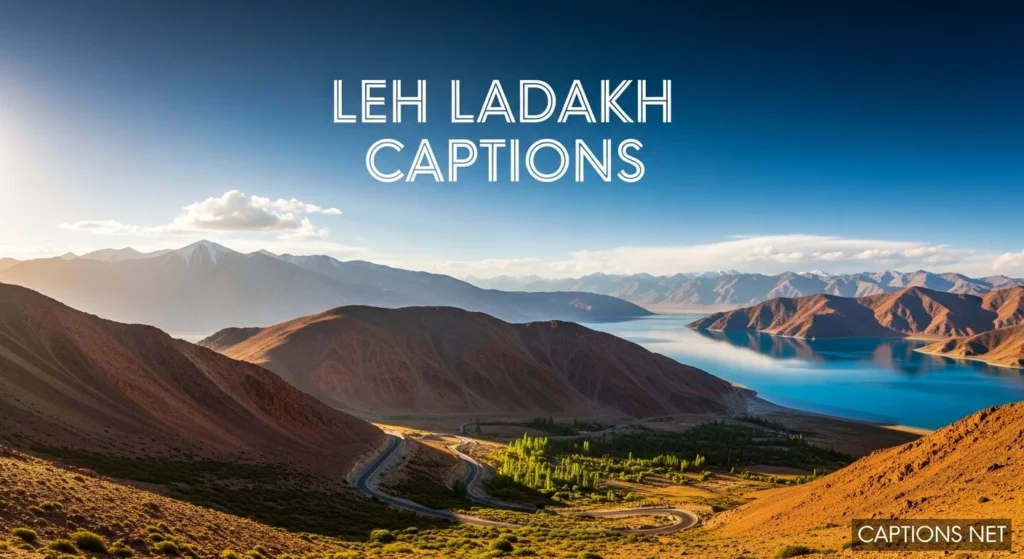 Leh Ladakh Captions