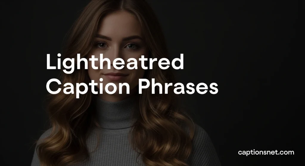 Lighthearted Caption Phrases