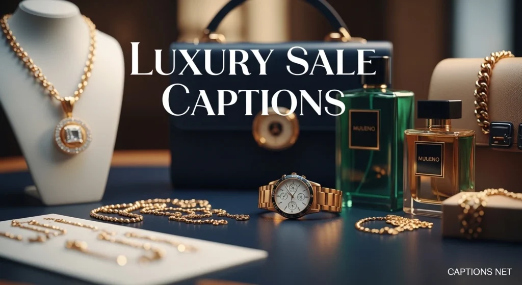 Luxury Sale Captions