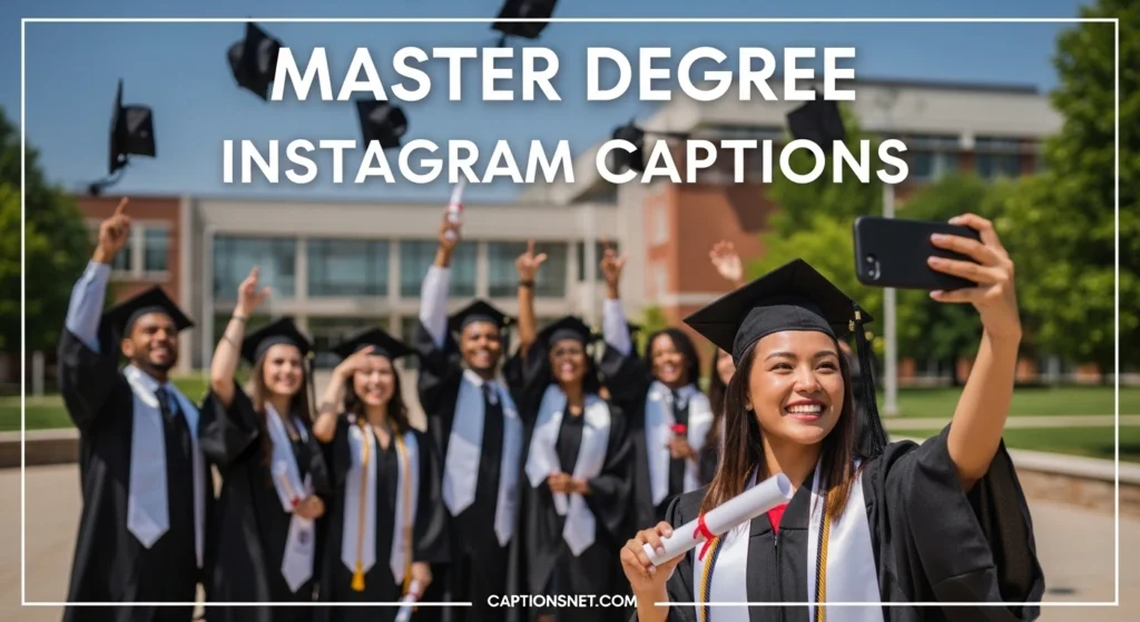 Master Degree Instagram Captions