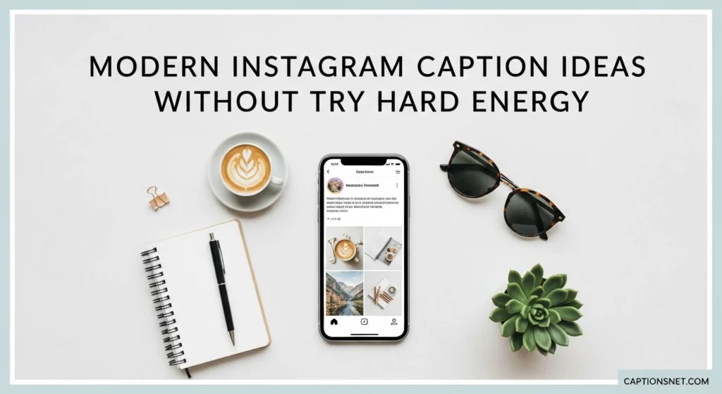 Modern Instagram Caption Ideas Without Try Hard Energy