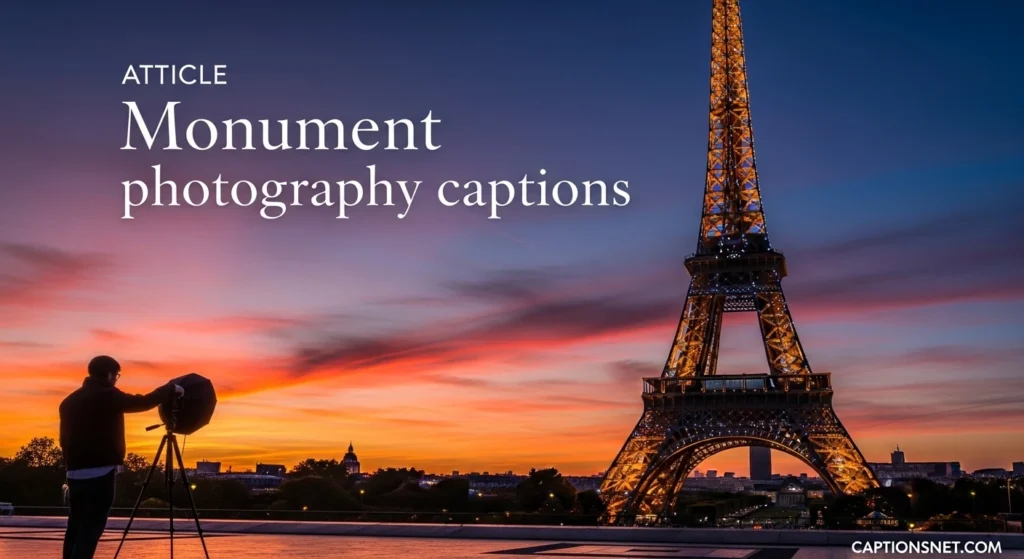 Monument photography captions