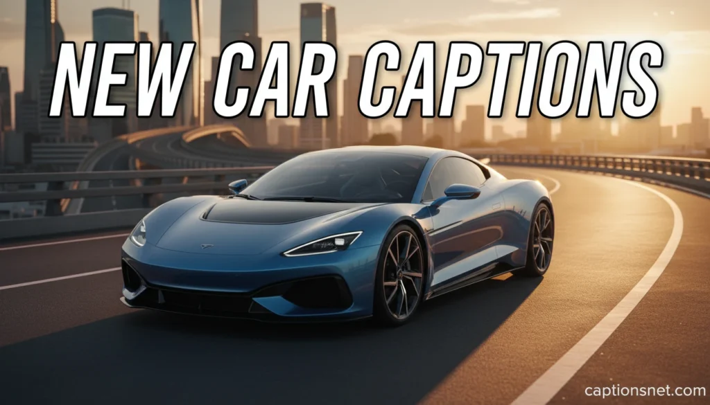 New Car Captions