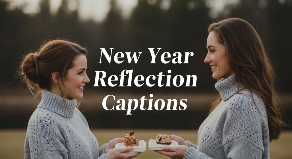 New Year Reflection Captions
