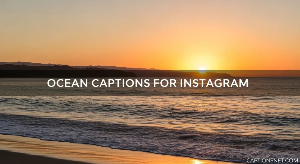 Ocean Captions for Instagram