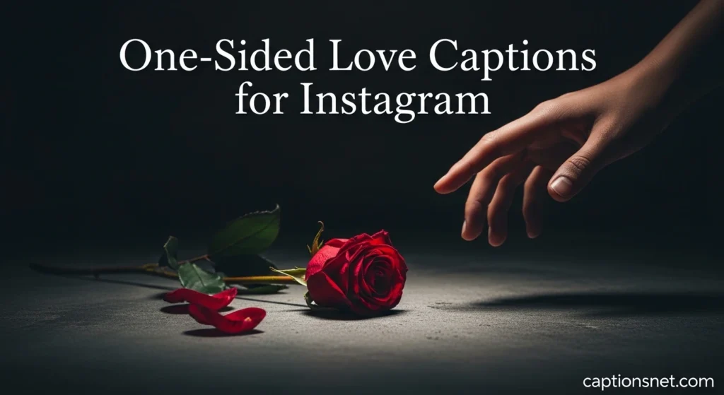 One-Sided Love Captions for Instagram