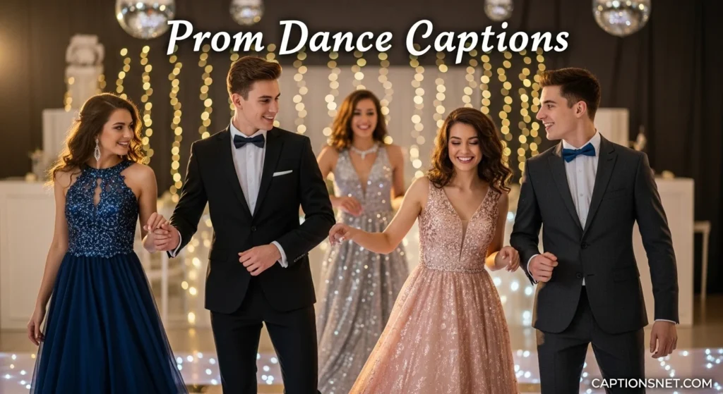 Prom Dance Captions