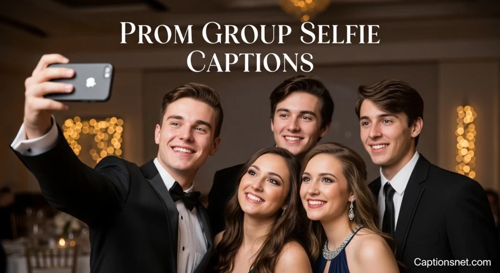 Prom Group Selfie Captions