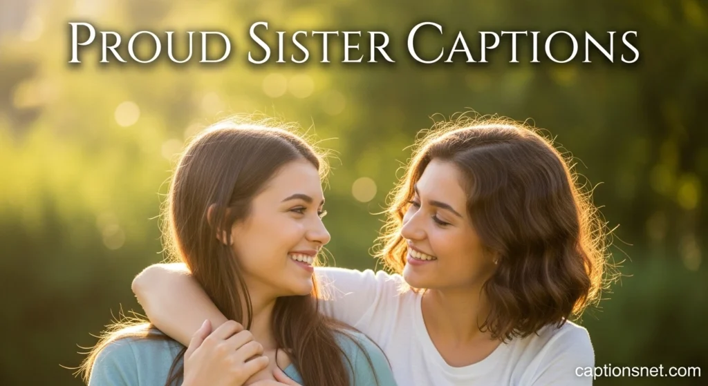 Proud Sister Captions