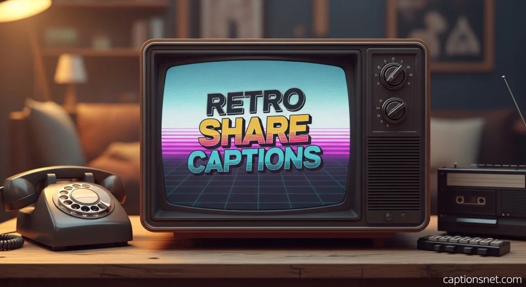 Retro Share Captions