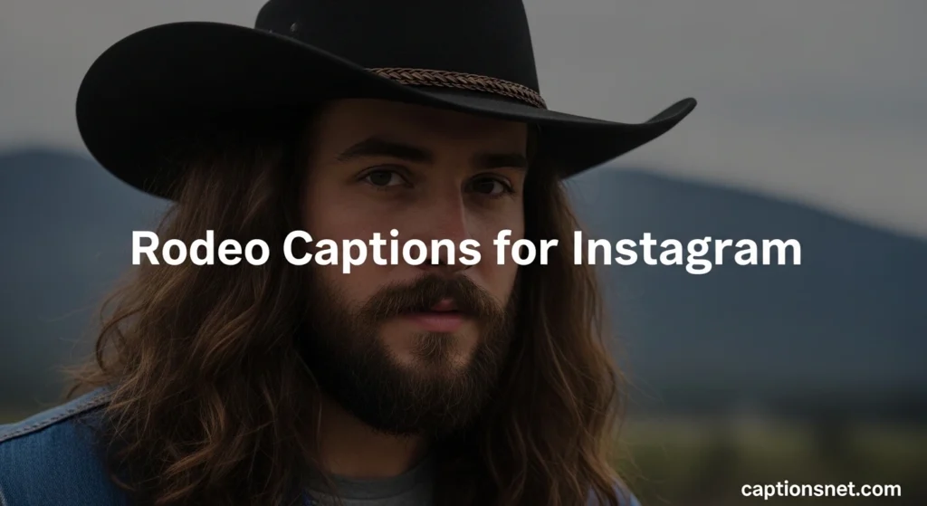 Rodeo Captions for Instagram