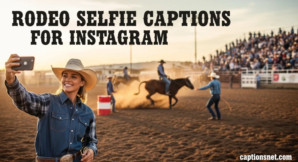 Rodeo Selfie Captions for Instagram