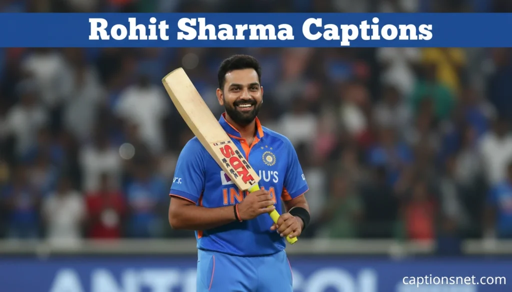 Rohit Sharma Captions