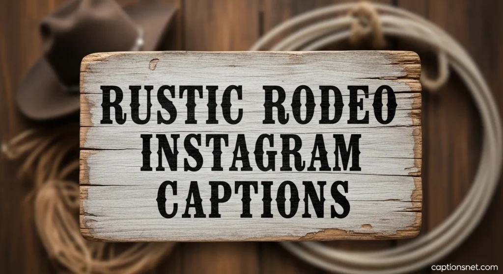 Rustic Rodeo Instagram Captions