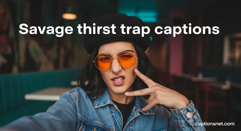 Savage thirst trap captions