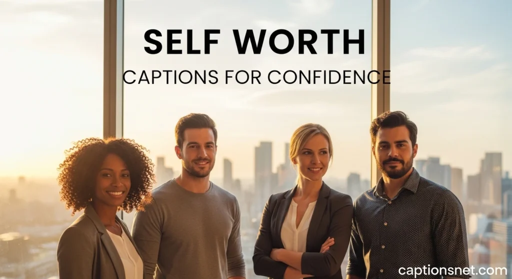 Self Worth Captions For Confidence
