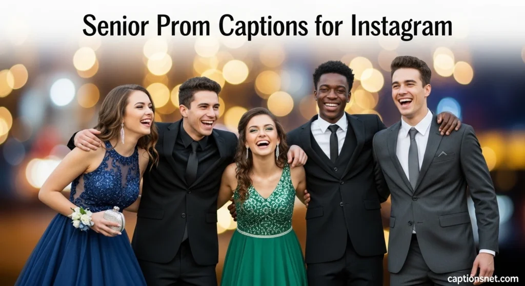Senior Prom Captions for Instagram