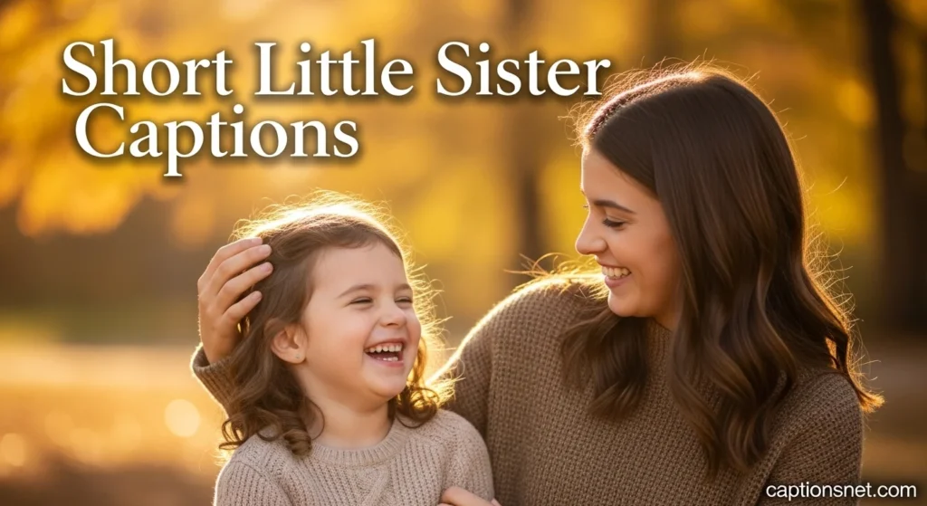 Short Little Sister Captions