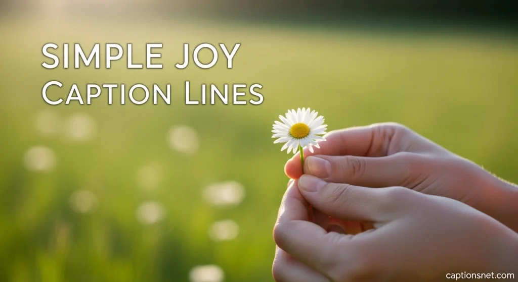 Simple Joy Caption Lines