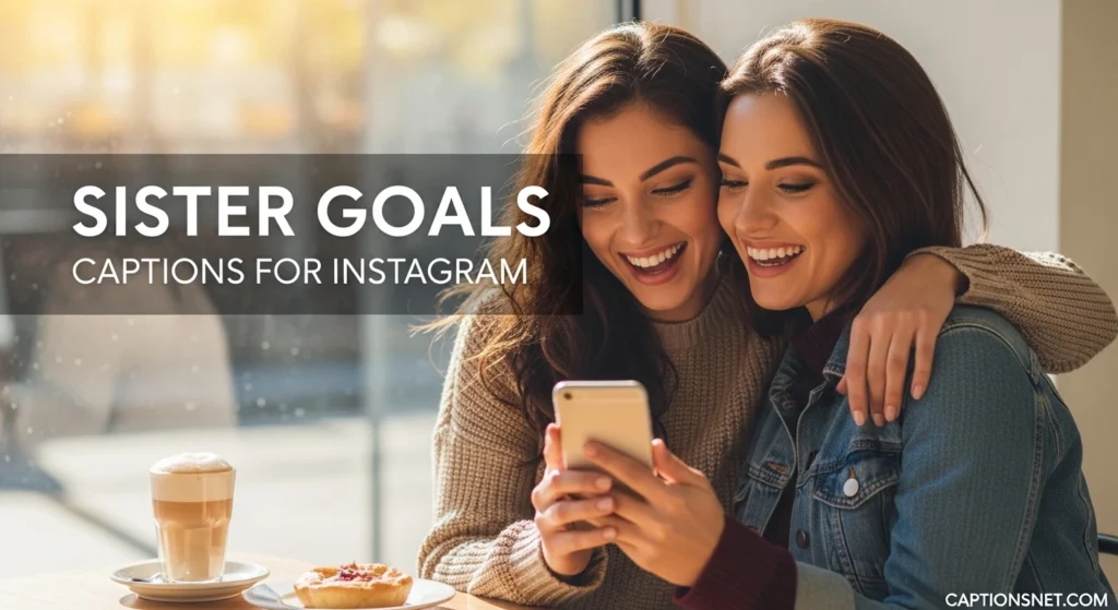 Sister Goals Captions for Instagram