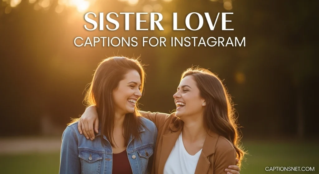Sister Love Captions for Instagram