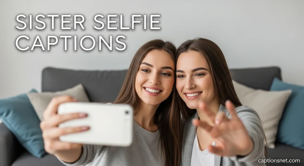 Sister Selfie Captions
