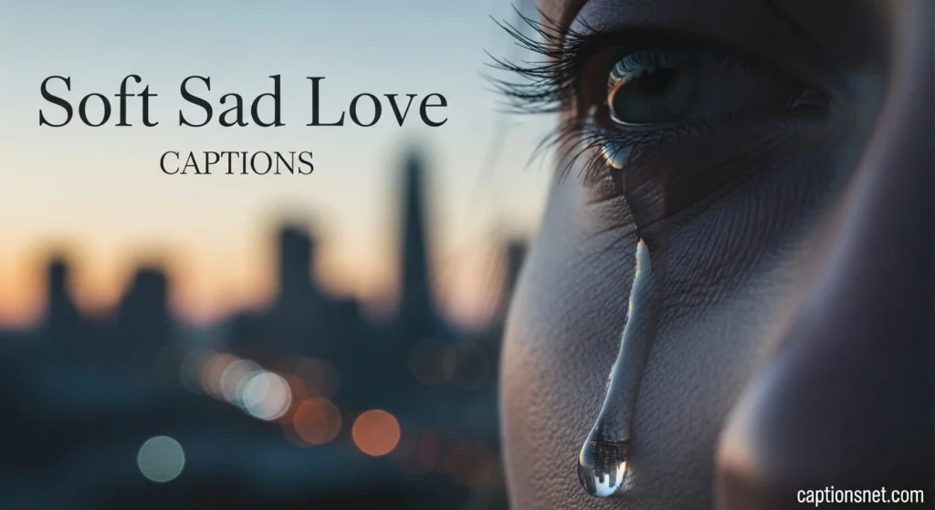 Soft Sad Love Captions