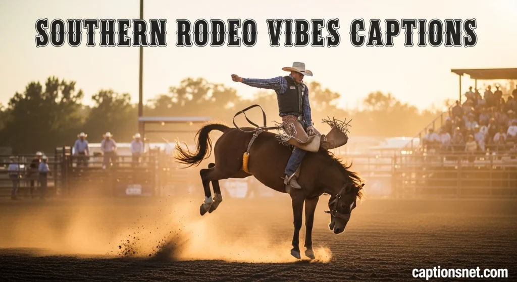 Southern Rodeo Vibes Captions