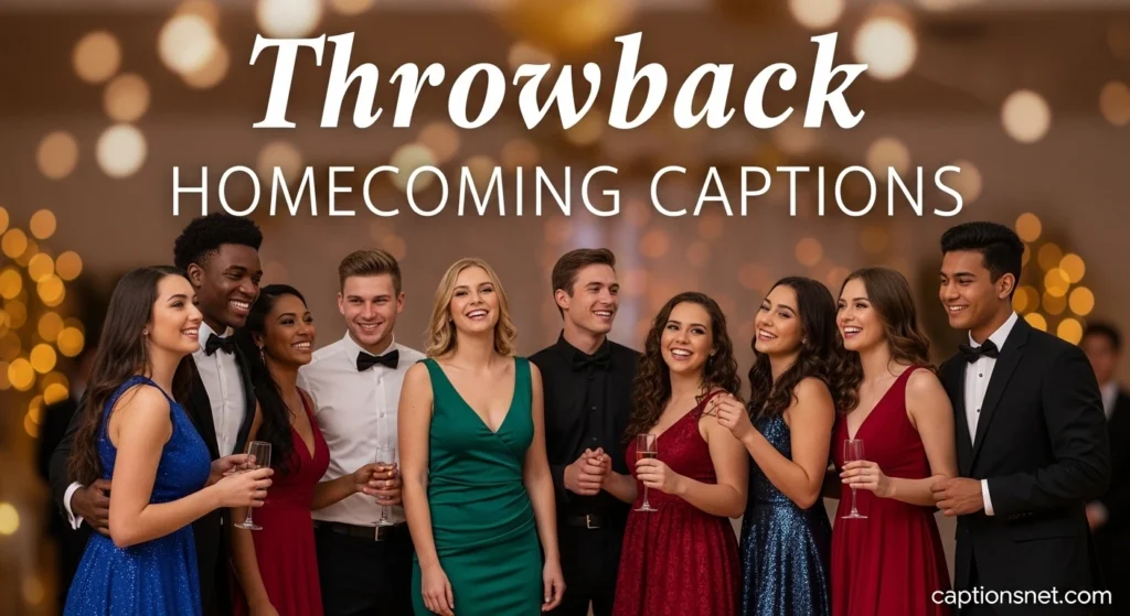 Throwback Homecoming Captions