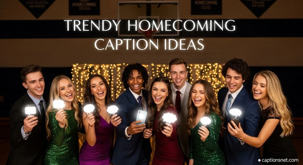 Trendy Homecoming Caption Ideas