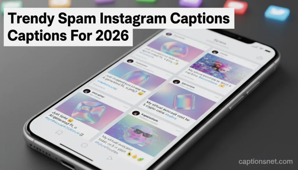 Trendy Spam Instagram Captions For 2026
