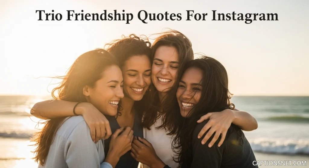 Trio Friendship Quotes For Instagram