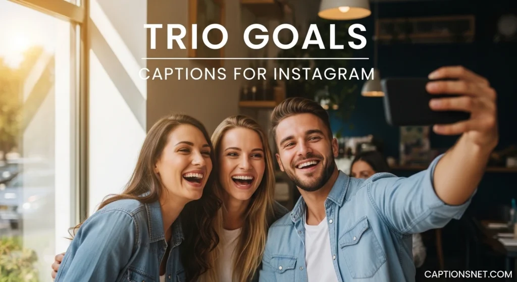 Trio Goals Captions For Instagram