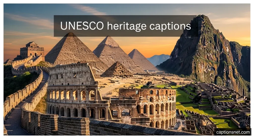 UNESCO heritage captions