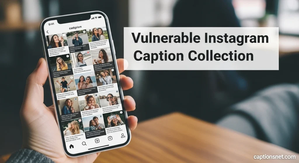 Vulnerable Instagram Caption Collection